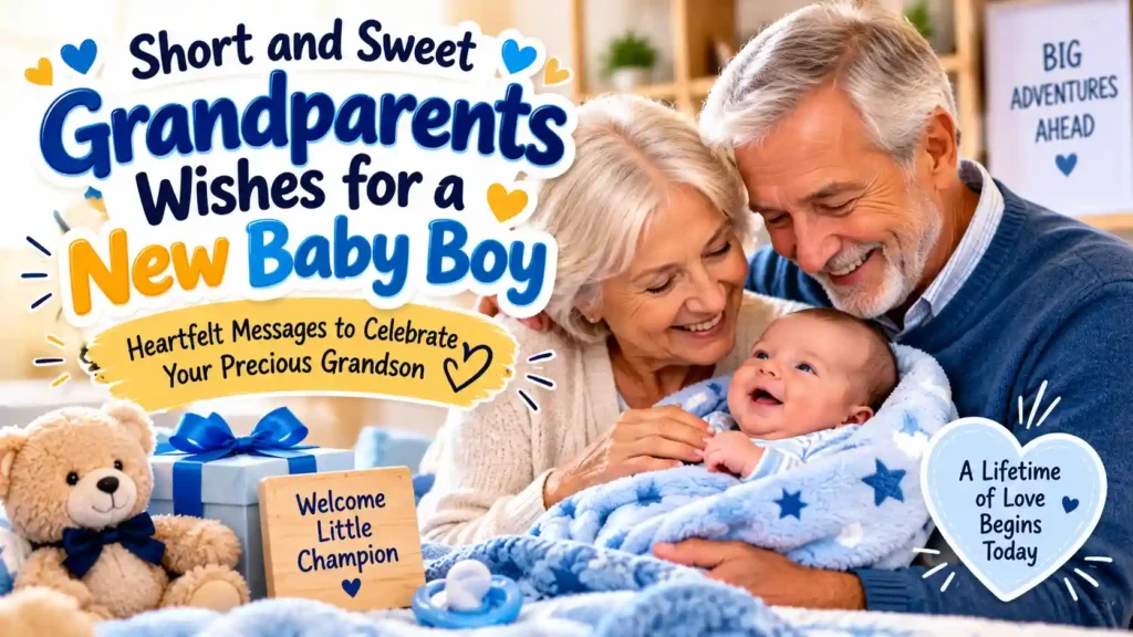 Short and Sweet Grandparents Wishes for a New Baby Boy