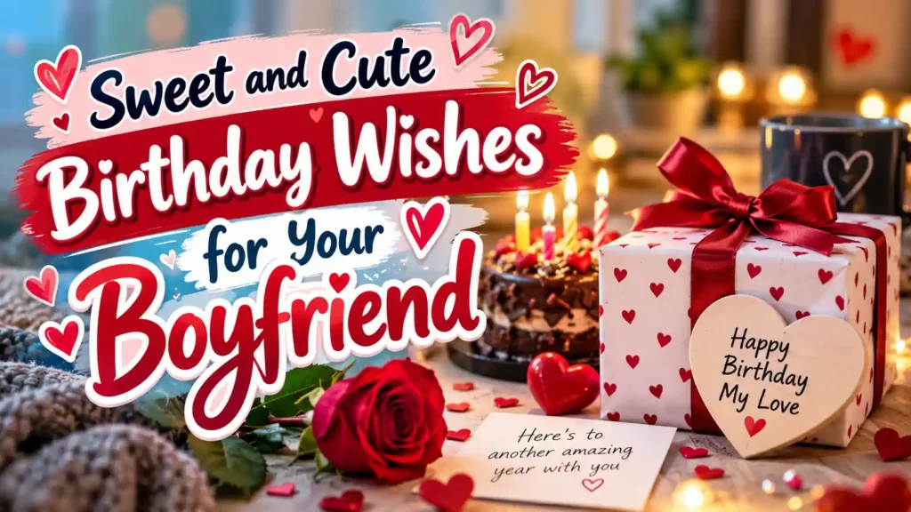 Sweet and Cute Birthday Wishes for Your Boyfriend
