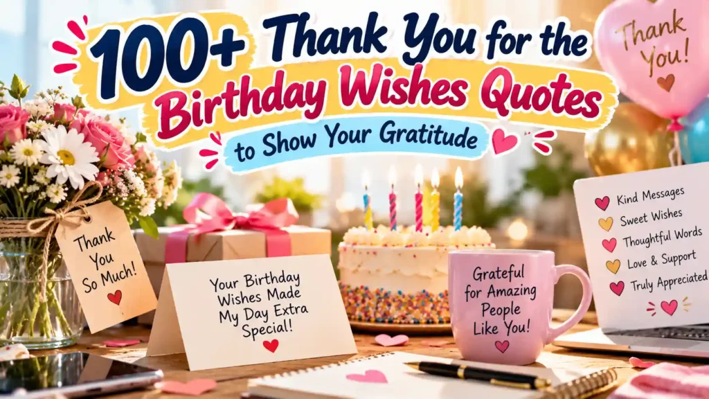 thank you for the birthday wishes quotes