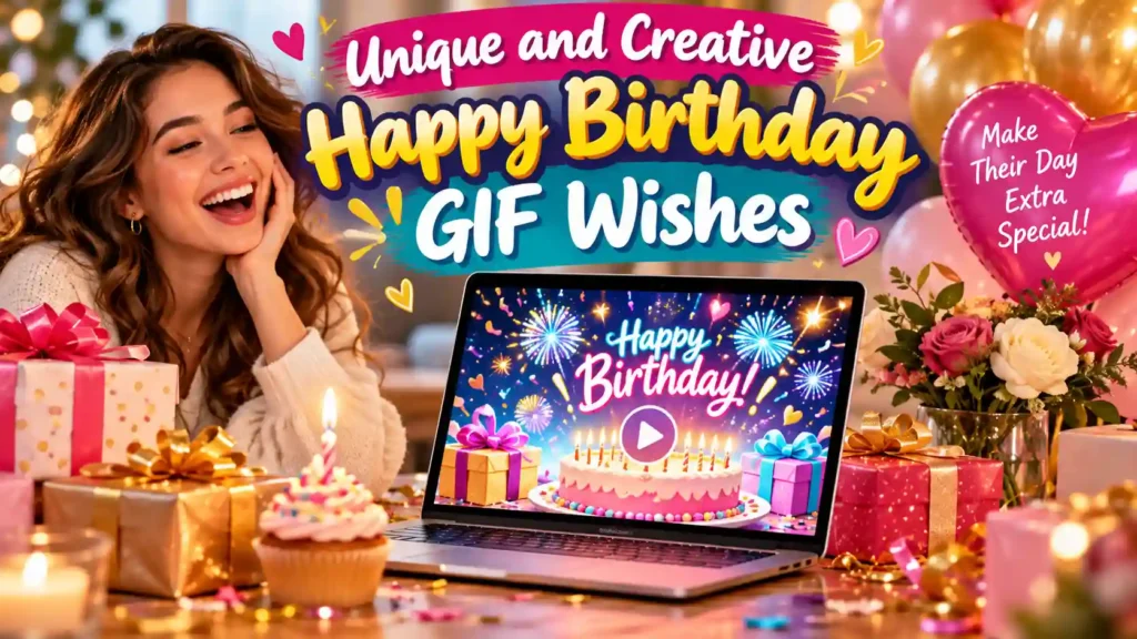 Unique and Creative Happy Birthday GIF Wishes