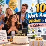 work anniversary wishes to colleagues