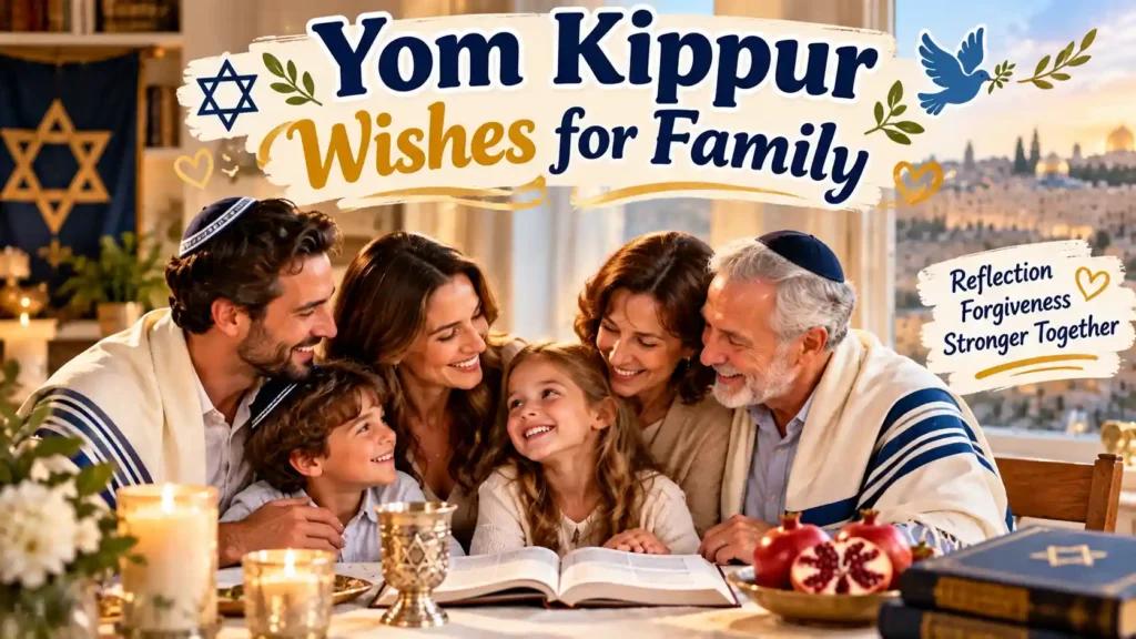 Yom Kippur Wishes for Family
